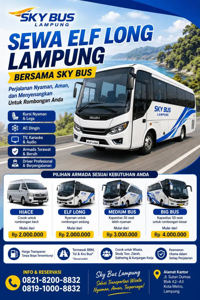 Sewa Elf Long Lampung