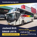 Jadwal Bus Sinar Jaya Lampung Terbaru