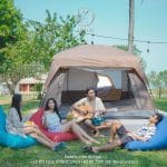 Camping di pantai arang lampung