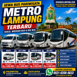 Sewa Bus Pariwisata Metro Lampung Terbaru, Hiace, Medium Bus dan Big Bus Harga Terjangkau