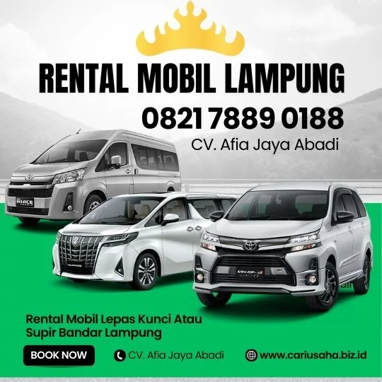 Rental Mobil Jati Agung Lampung Selatan