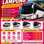 Sewa Bus pariwisata bandar lampung terdekat