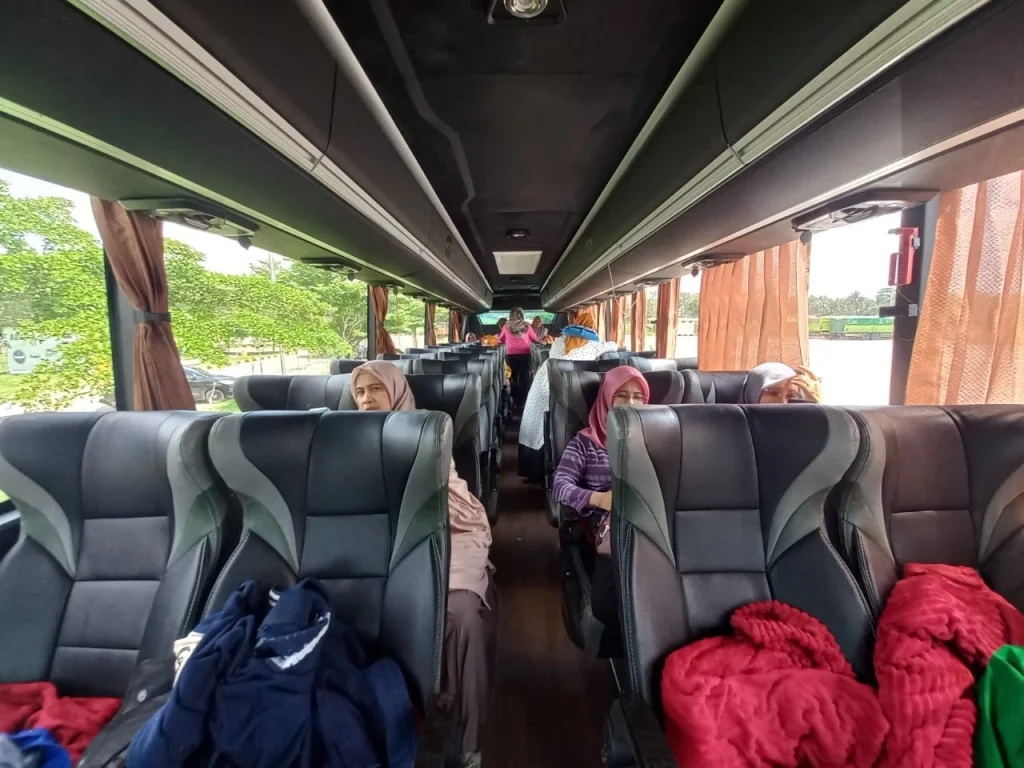 Kursi Penumpang Sewa Bus Lampung