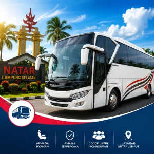 Sewa Bus Natar Lampung Selatan