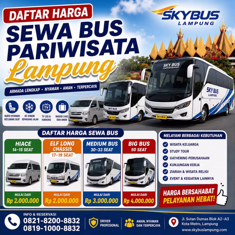 Sewa Bus Pariwisata Lampung