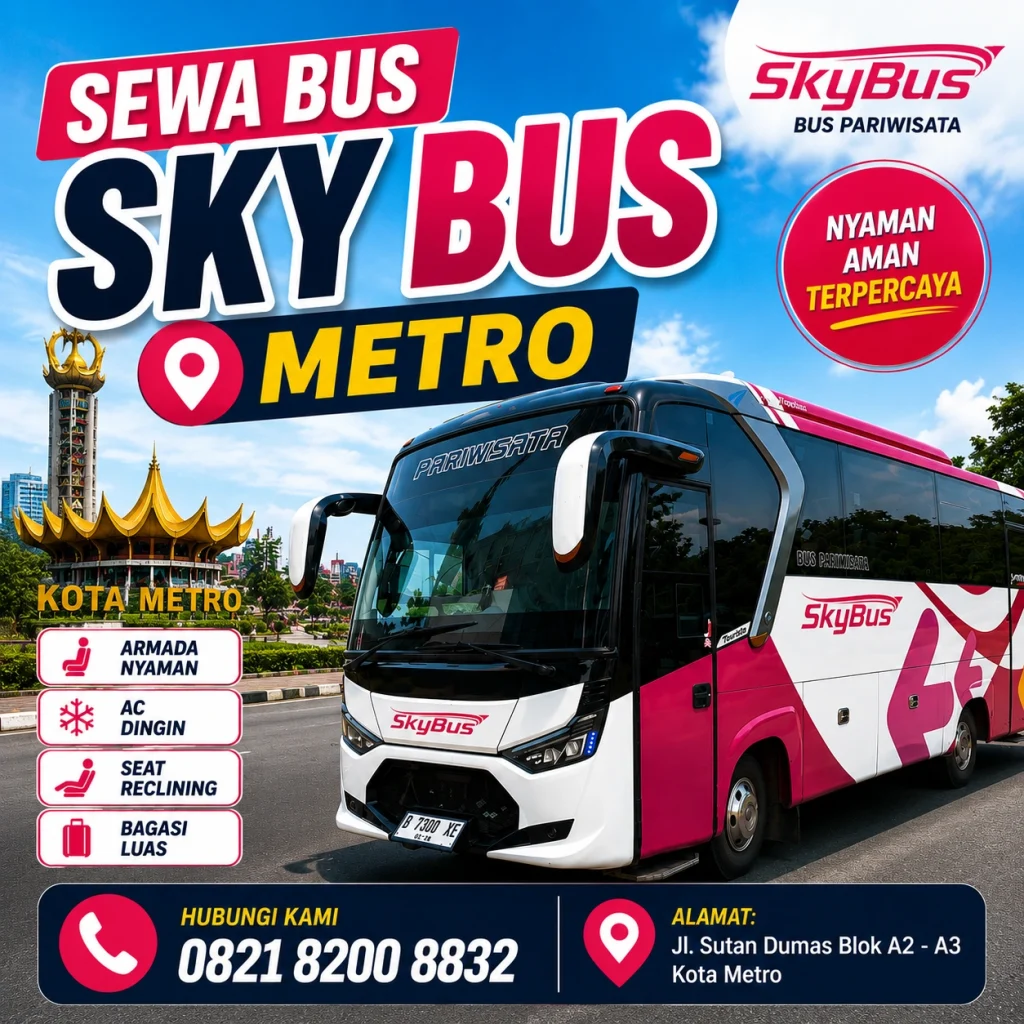 Sewa Bus Pariwisata Metro