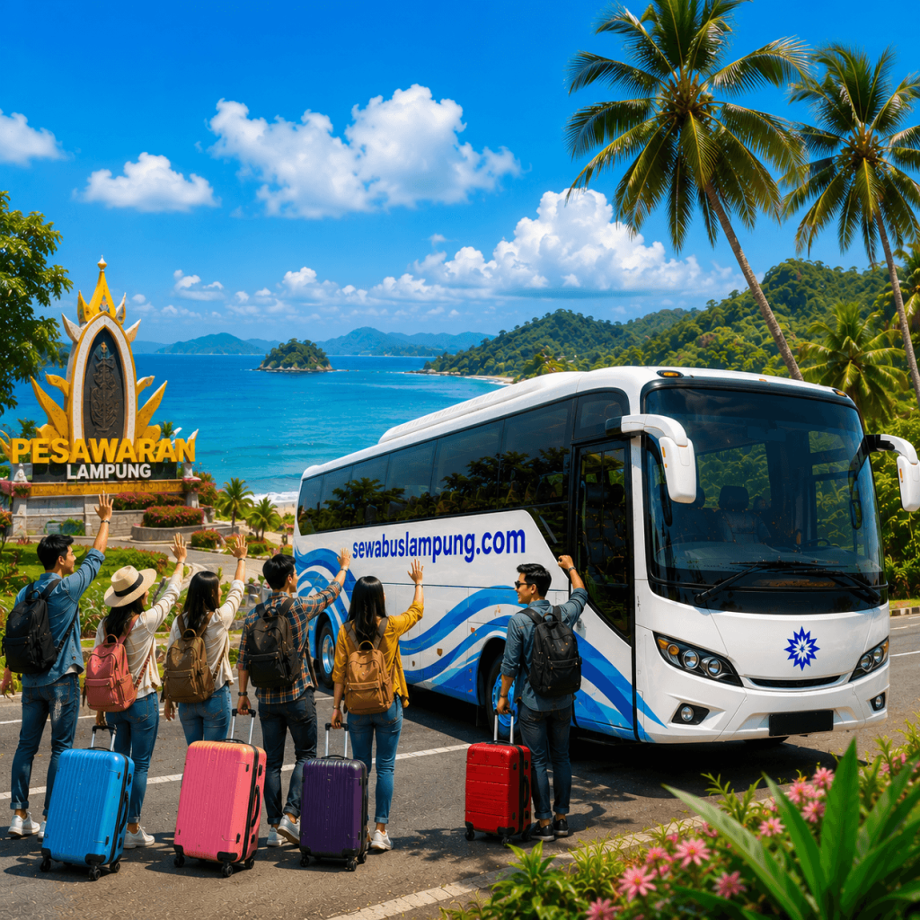 Sewa Bus Pariwisata Pesawaran Lampung Untuk Liburan Rame-Rame