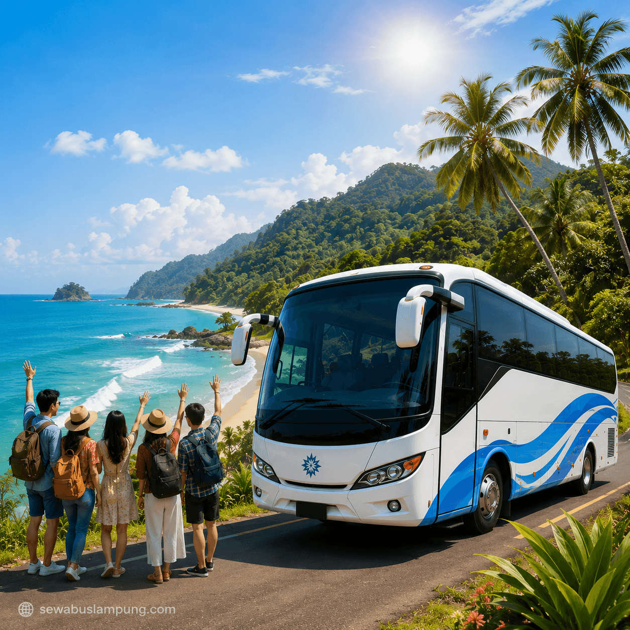 Sewa Bus Pariwisata Pesisir Barat Lampung Untuk Liburan Bersama