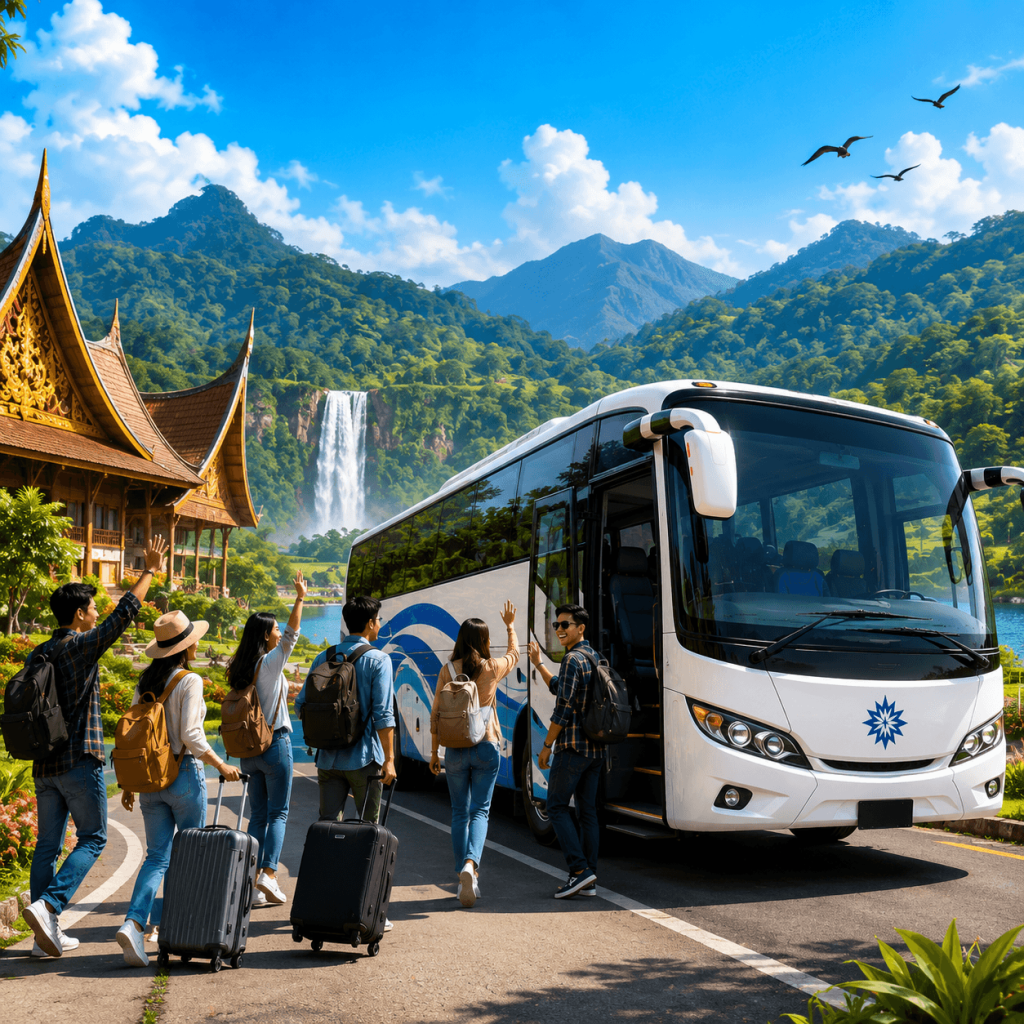 Sewa Bus Pariwisata Way Kanan Lampung Untuk Liburan Bersama