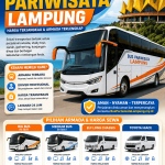 Sewa bus pariwisata Lampung terpercaya